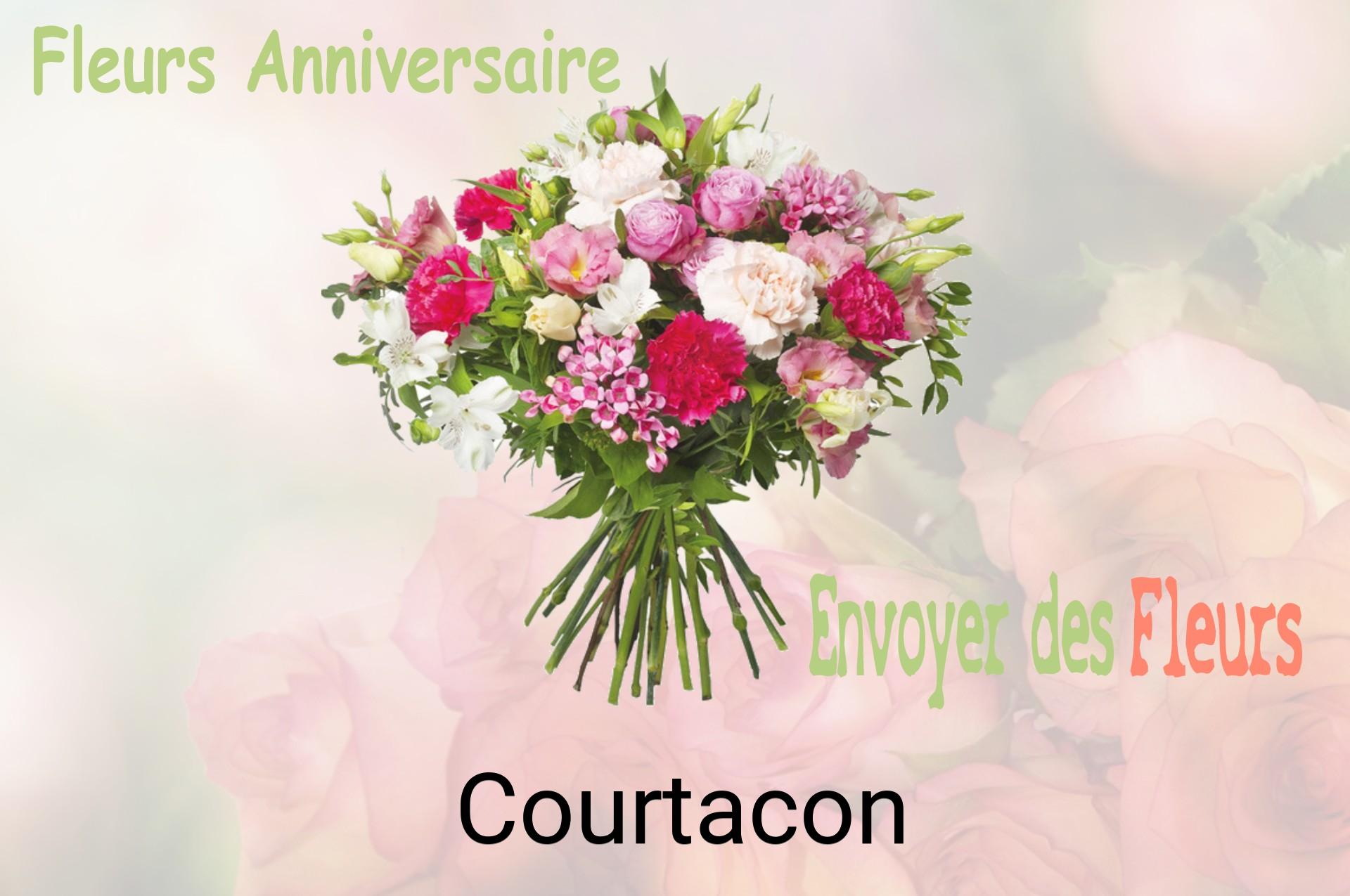 Bouquet de fleurs d’anniversaire livré à Courtacon